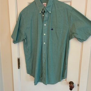 Brooks Brothers Green Button-Down Shirt